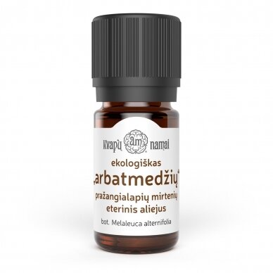 Arbatmedžio eterinis aliejus, ekologiškas 5ml