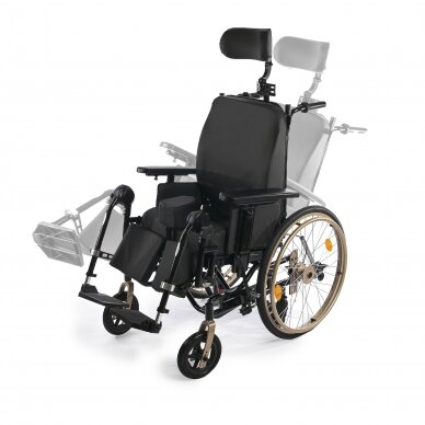 Daugiafunkcis neįgaliojo vežimėlis "STEELMAN SUPERB" 1