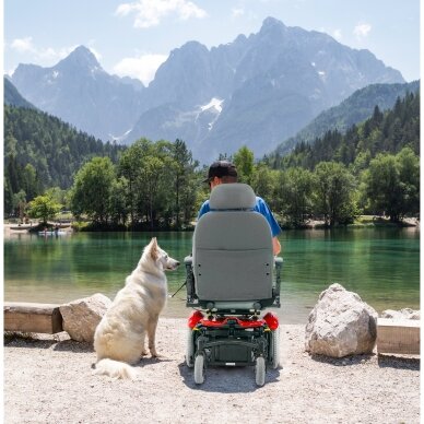 Elektrinis vežimėlis AVIDI su viduriniais ratais 6