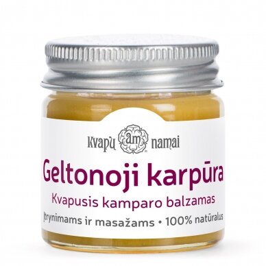 Kamparo balzamas GELTONOJI karpūra 23g