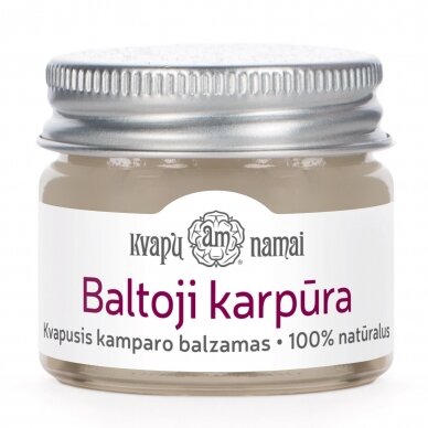 Kvapusis kamparo balzamas BALTOJI karpūra 12g