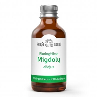 Migdolų aliejus, ekologiškas 100ml