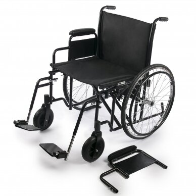 Neįgaliojo vežimėlis sunkiasvoriui "STEELMAN XL" 4