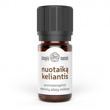 NUOTAIKĄ KELIANTIS aromaterapinis eterinių aliejų mišinys 5ml