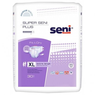 Sauskelnės SENI SUPER PLUS XL, 30 vnt.
